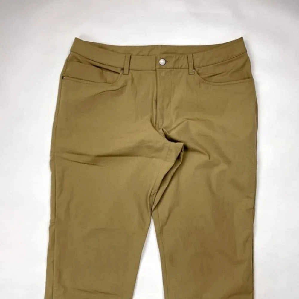 Lululemon ABC Pant Classic Artifact Mens 35 EUC‎ Stretch Warpstreme Pockets
